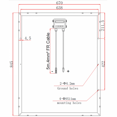 100w Solid Frame Solar Panel - Simply Split Charge