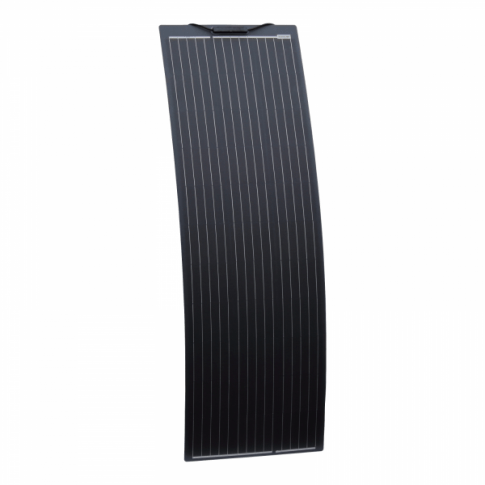 150w Narrow Black Monocrystalline Semi-Flexible Solar PaneL - Simply Split Charge