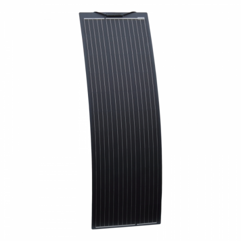150w narrow black solar panel campervan caravan motorhome