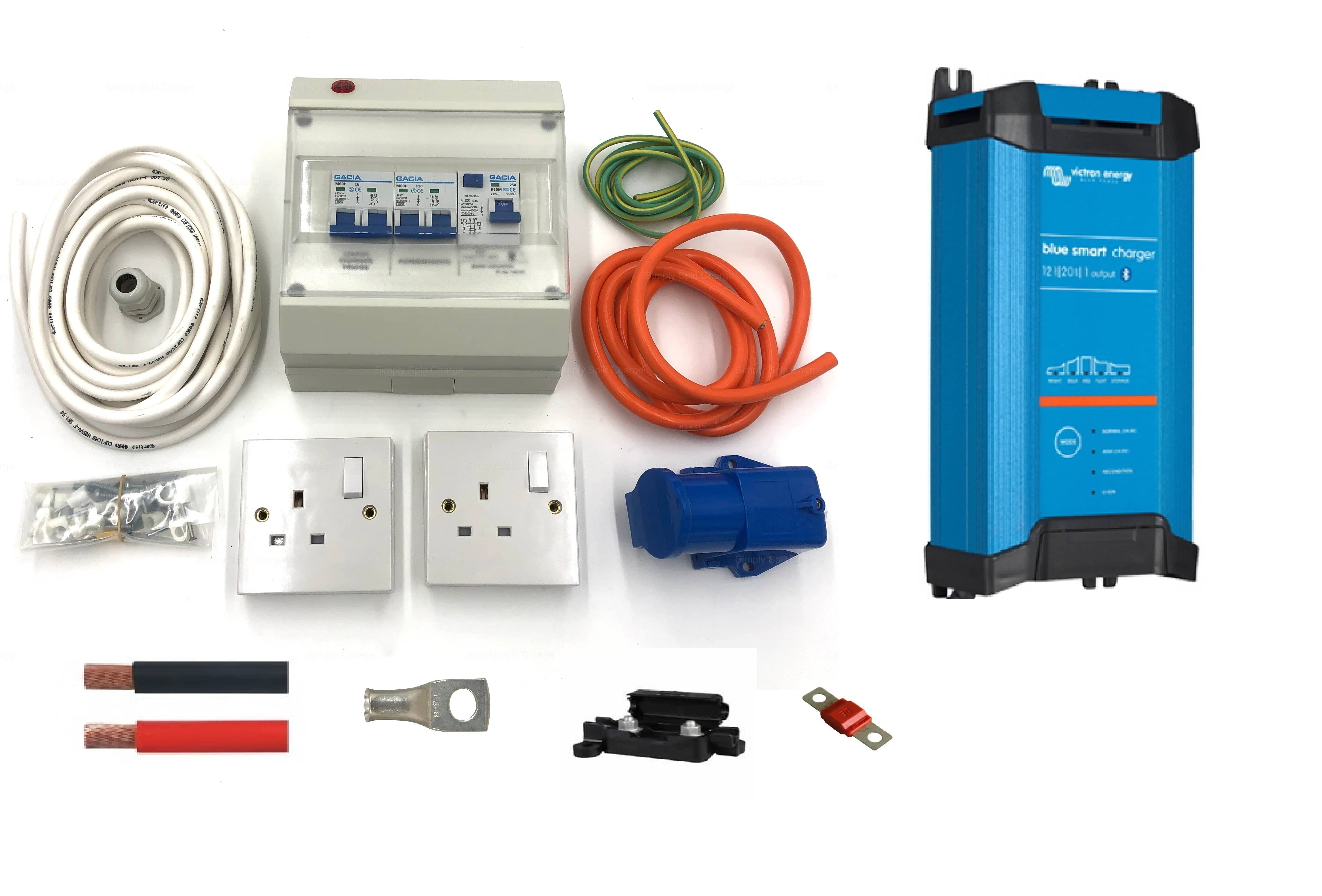 15amp Victron Energy Battery Charger + MHU System - Simply Split Charge