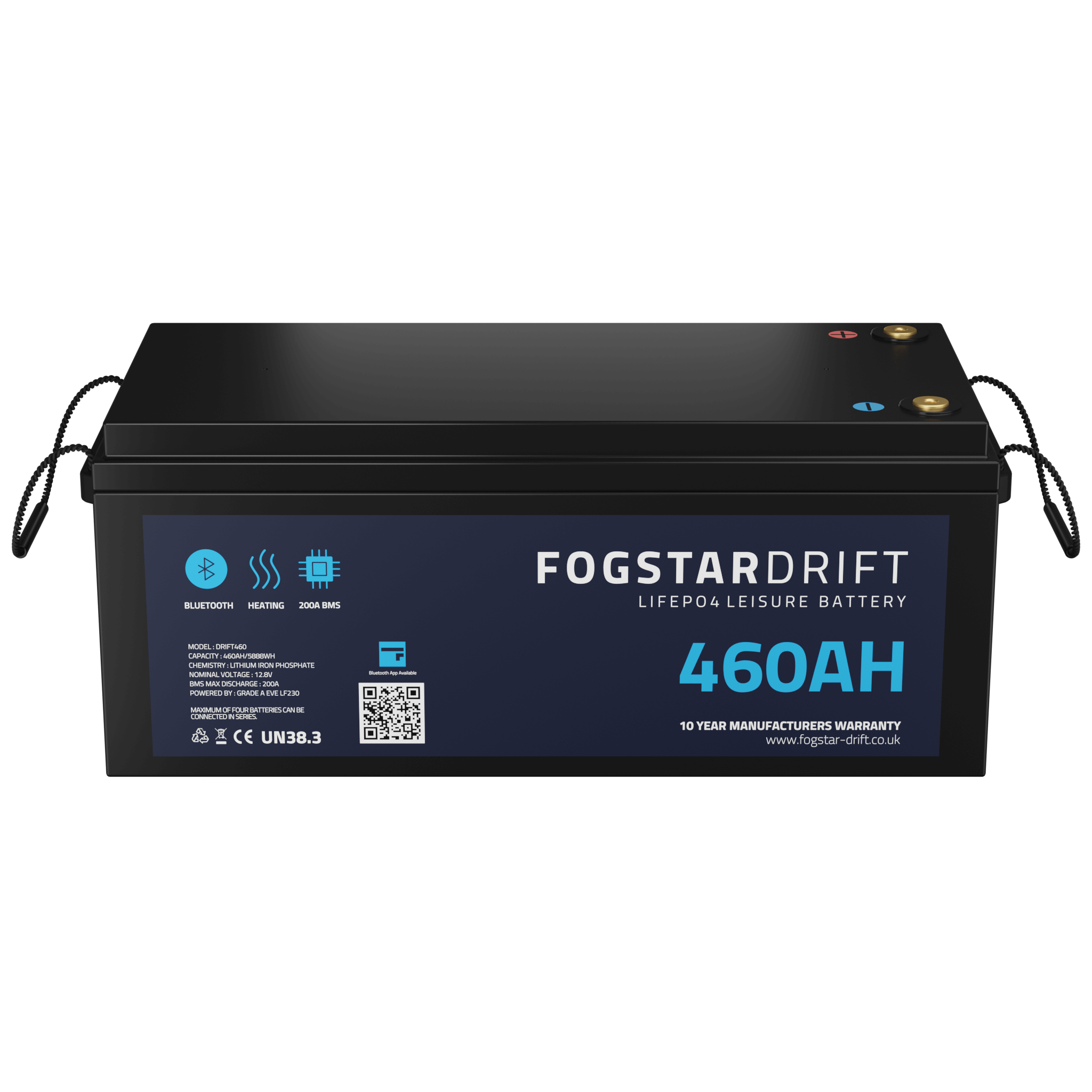 Fogstar Drift 12V 460Ah Heated LiFePO4 Battery - Simply Split Charge