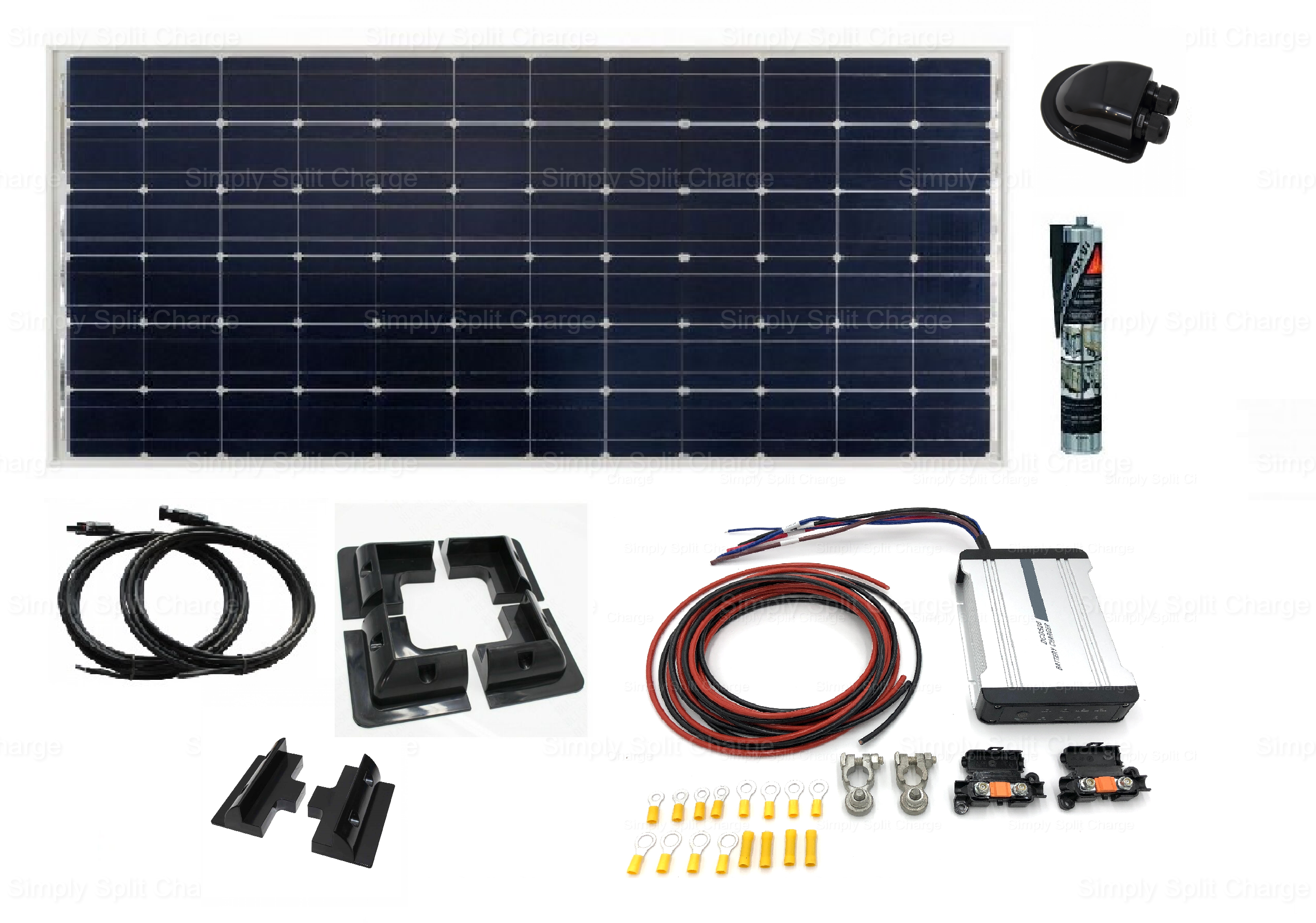 DCDS20 12v 20a B2B Charger - Victron Solar Panel Kit