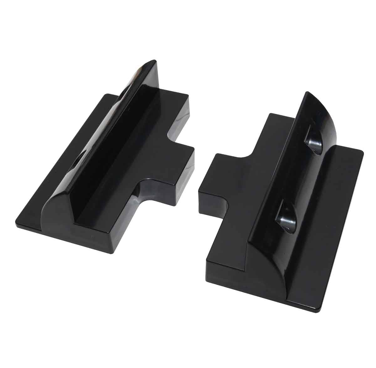 Black Plastic Solar Panel Side Mounts