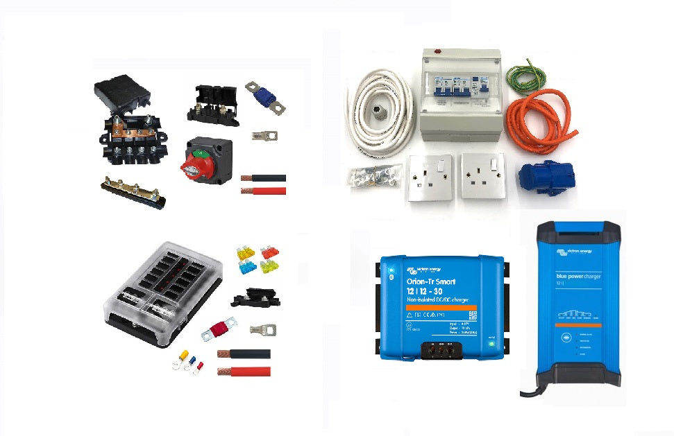 Campervan Electric kit VKIT02 Victron Non Isolated System - Simply Split Charge