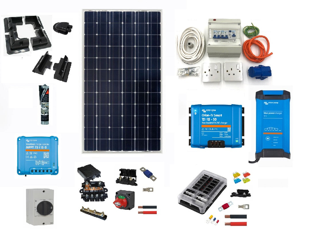 Campervan Electric kit VKIT05 Victron Non Isolated System - Simply Split Charge