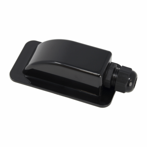 ABS Black Single Solar Cable Entry Gland Waterproof for 2mm² to 6mm² Cable - Simply Split Charge