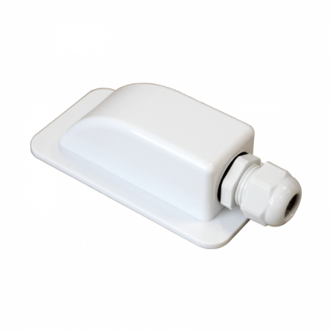 ABS White Single Solar Cable Entry Gland Waterproof for 2mm² to 6mm² Cable - Simply Split Charge