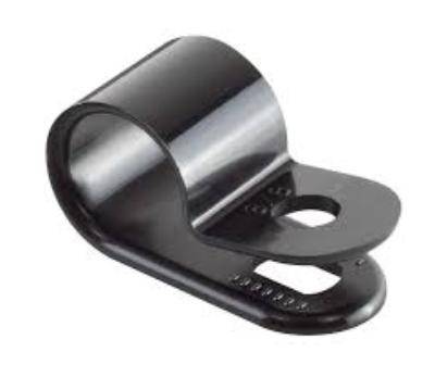 Black Plastic Cable Clip 12.7mm (191955) - Simply Split Charge