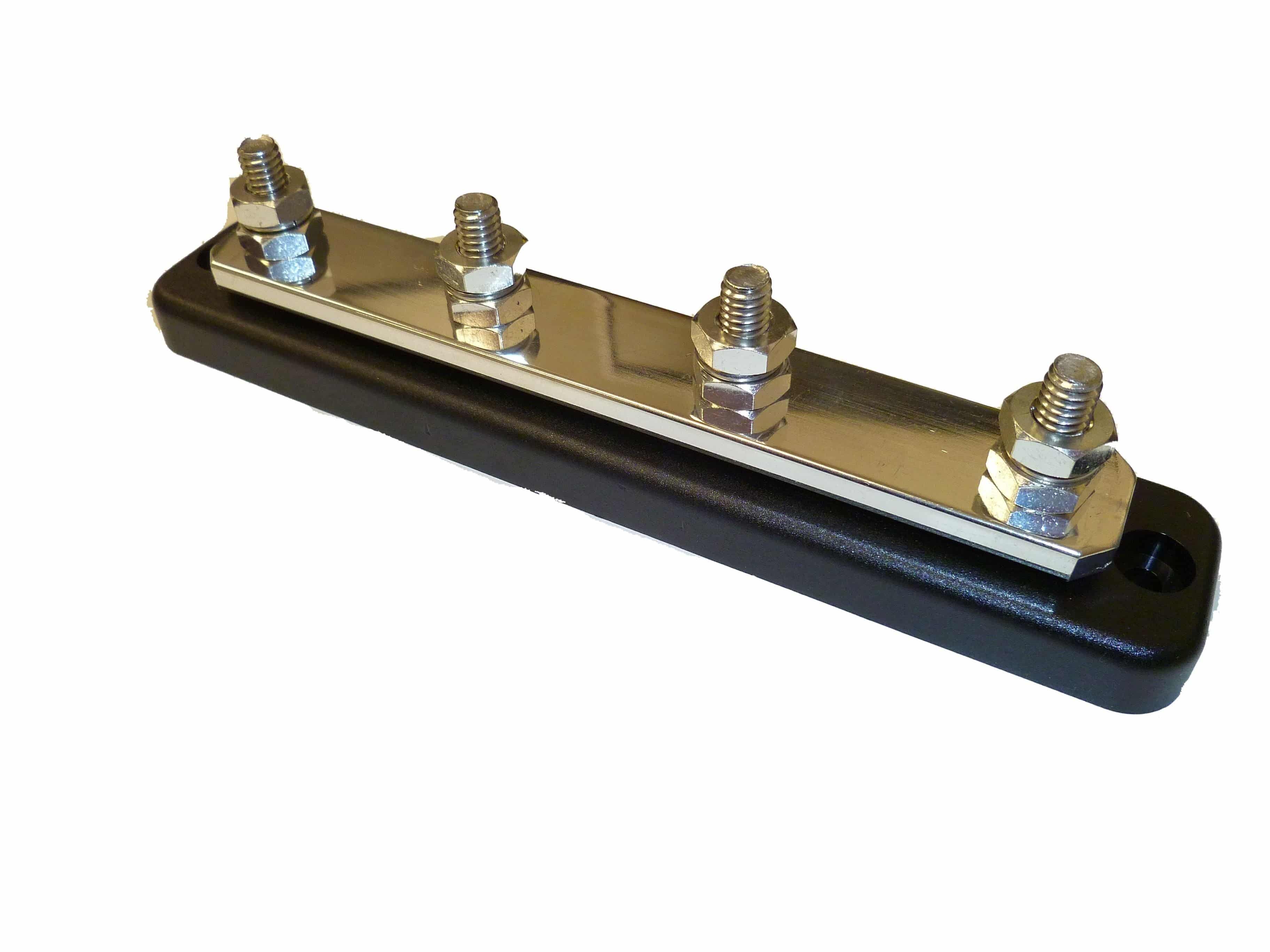 Bus Bar 250amp power distribution / earthing block 4 x 8mm studs - Simply Split Charge