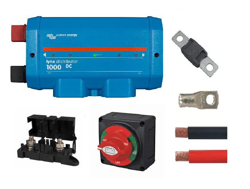 Campervan Electric kit VKIT55 Victron 30amp Isolated System 2000/80 Inverter Charger - Simply Split Charge