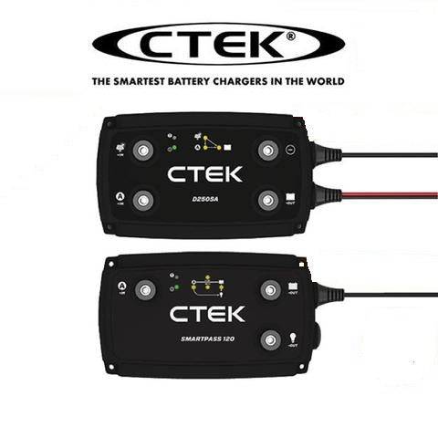 CTEK D250SE + SMARTPASS120S 120AMP 12V DC/DC BATTERY TO BATTERY CHARGER - Simply Split Charge