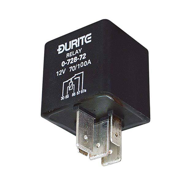 Durite 12V Mini Extra Heavy Duty Change Over Relay - 80/100A 0-728-72 - Simply Split Charge