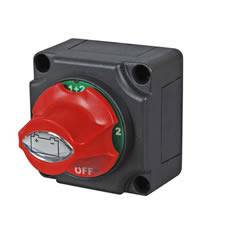 Durite Rotary Marine Battery Isolator Off/1/2/1+2 with Removable Control Knob in Off Position 0-605-09 - Simply Split Charge