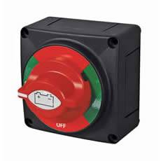 Durite Rotary Marine Battery Isolator with Fixed Control Knob in Off Position - 550A 48V 0-605-12 - Simply Split Charge