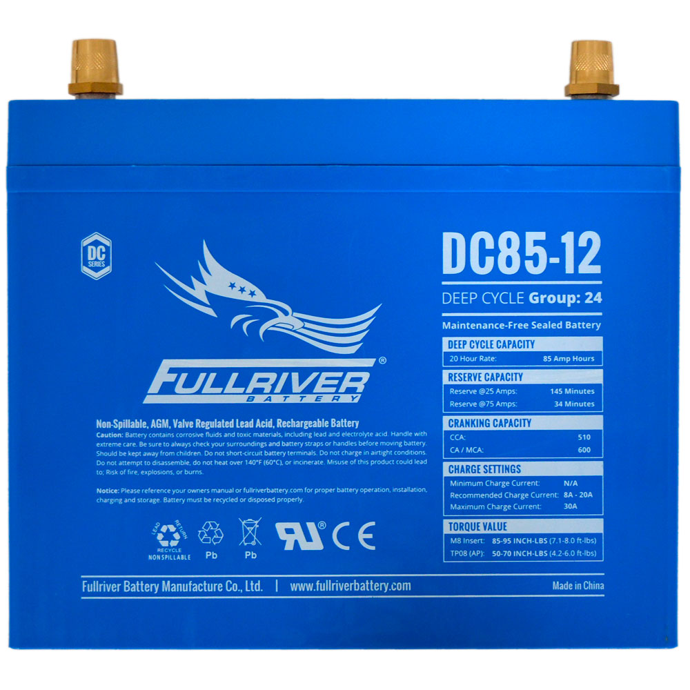 Fullriver DC Series - Deep Cycle AGM 12v 85AH