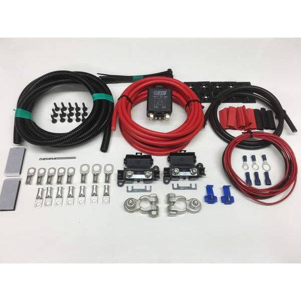 Heavy Duty Split Charge Kit with 100amp Heavy Duty Relay + 110amp Cable - Simply Split Charge