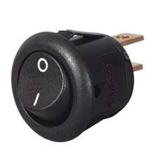 On/Off Mini Round Rocker Switch - 12/24V - Simply Split Charge