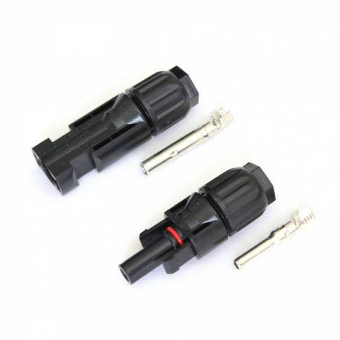 Pair MC4-compatible connectors Male/Female for 2.5mm 4mm &amp; 6mm Cable - Simply Split Charge