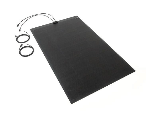 PV Logic 250w Semi-Flexble Solar Panel Black - Top Exit - Simply Split Charge