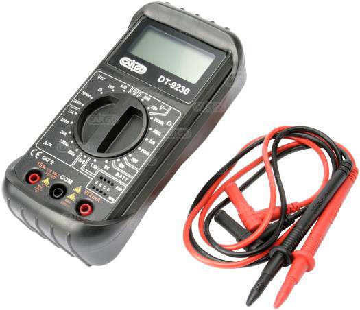 Digital LCD Multimeter Voltmeter Ammeter OHM AC DC Circuit Tester Buzzer - Simply Split Charge