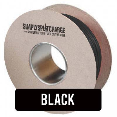 Single Core Black PVC Auto Cable 65/030 35amp 4.5mm² (100m Roll) - Simply Split Charge