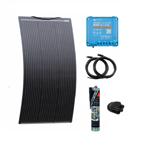 solar panels, controllers and mountings for campervan, motorhome and boat