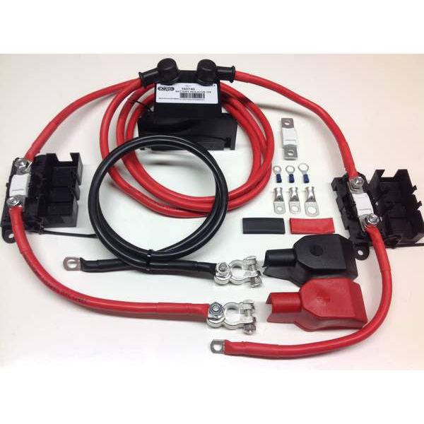 Split Charge Kit with 12V 180amp VSR + Ready Made Leads - Simply Split Charge