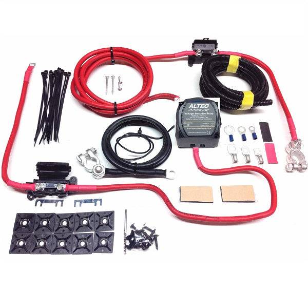 Split Charge Kit with Merlin Power 12v 140amp VSR - Simply Split Charge