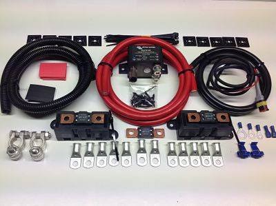 Split Charge Kit with Victron Cyrix-CT 12/24v 230amp VSR  300amp 40mm² Cable - Simply Split Charge