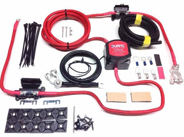 Split Charge Relay Kit - Durite 12v 140amp Voltage Sense Relay - Simply Split Charge