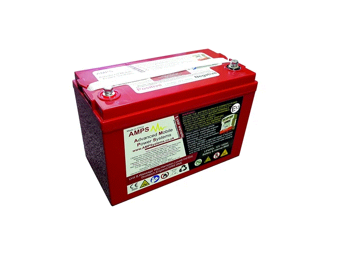 Sterling Power 12v 100ah LiFePO4 Deep Cycle Battery with Bluetooth BMS - Simply Split Charge