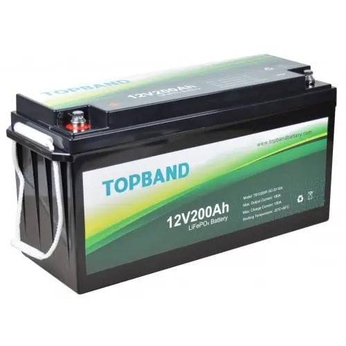 Topband B Series 12V 200Ah Lithium Battery With Bluetooth &amp; Heater R-B12200A - Simply Split Charge