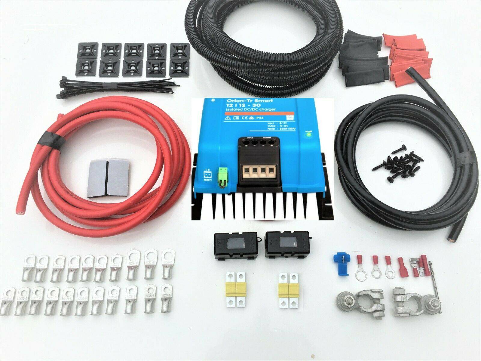 Victron Orion Tr Smart 12v-24v 15A Isolated DC-DC B2B Split Charge Kit - Simply Split Charge