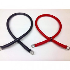 Battery Link Leads 25mm 170amp Cable 1 x Red + 1 x Black (500mm)